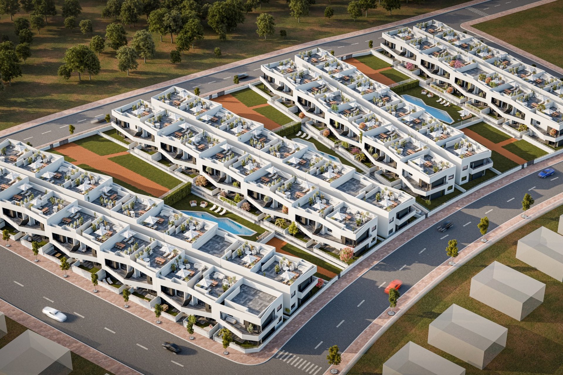 Nieuwbouw Woningen - Bungalow - San Miguel de Salinas