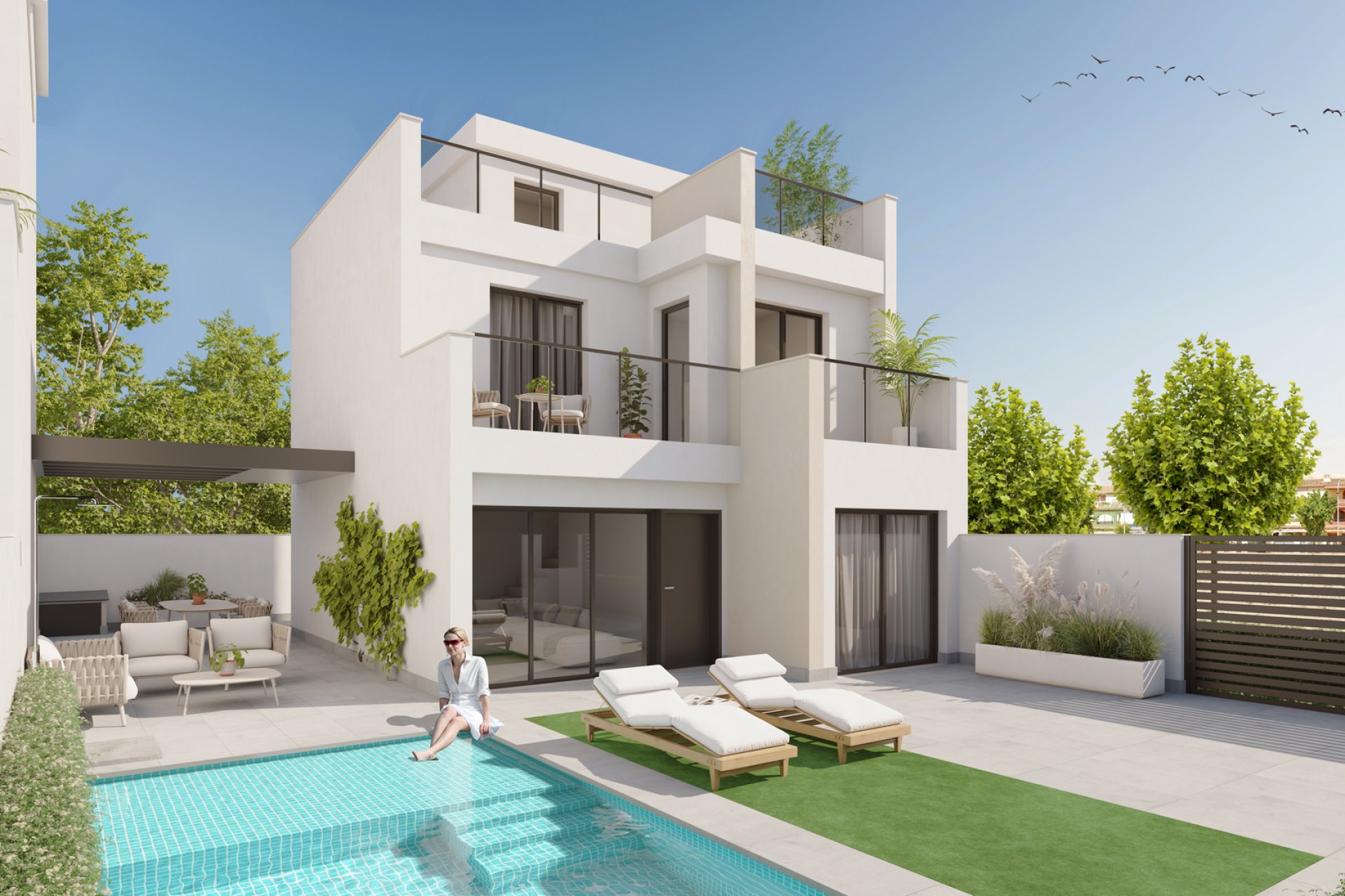 Obra nueva - Villa - Los Alcázares