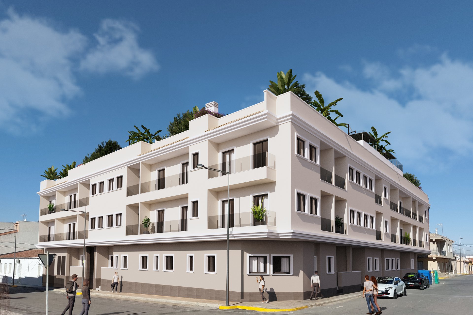 新建筑 - 顶层公寓 - Algorfa