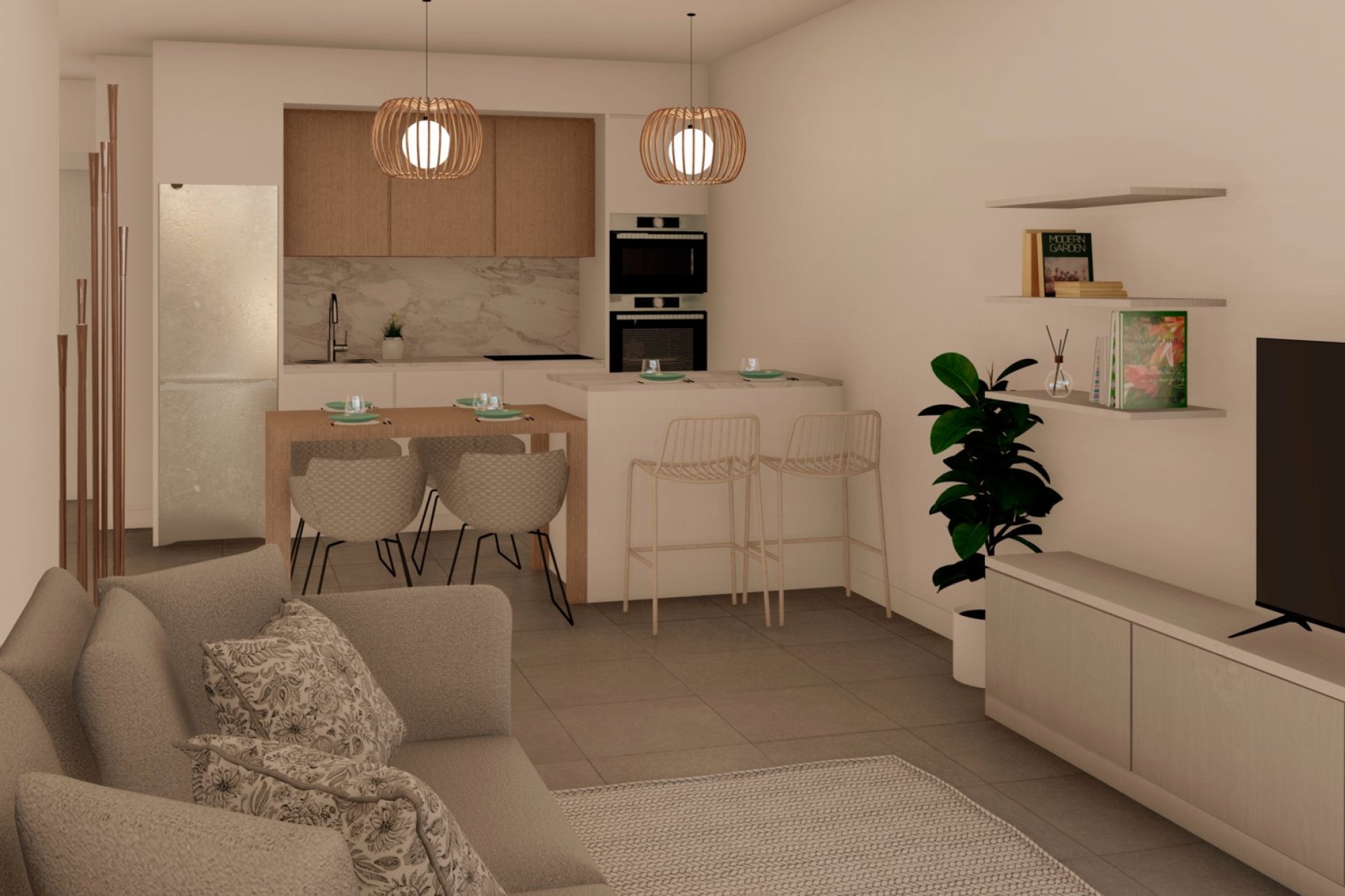 Obra nueva - Bungalow - Roldán