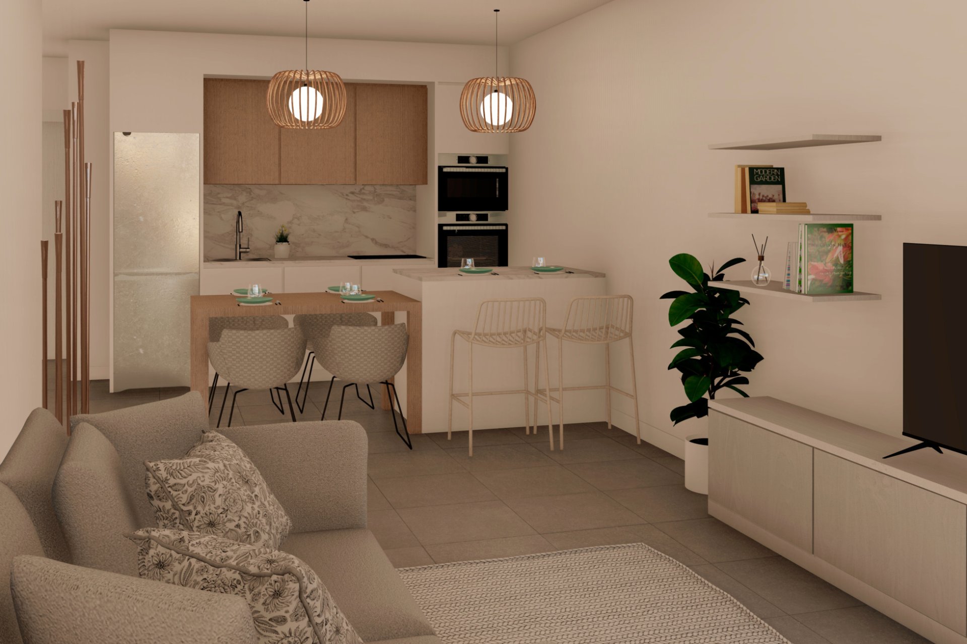 Obra nueva - Bungalow - Roldán
